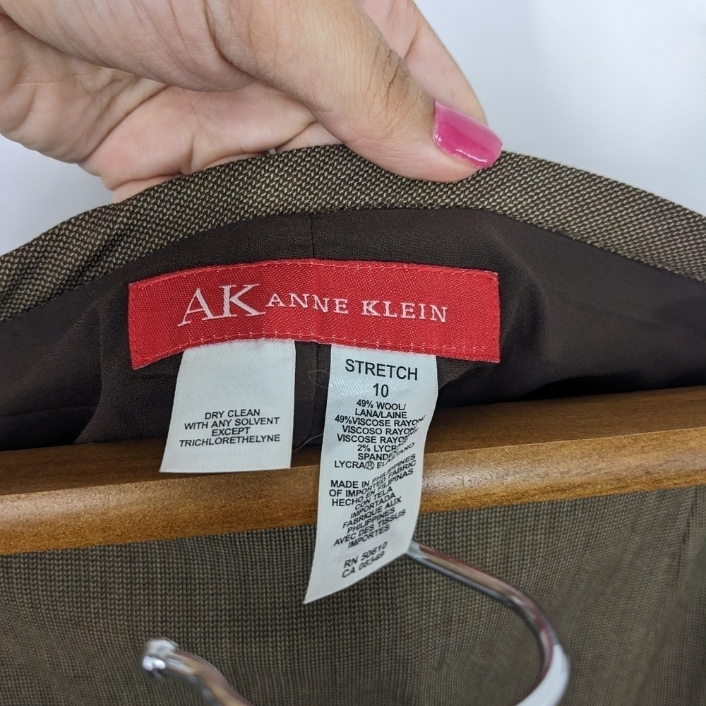 ANNE KLEIN Pleated Aline Skirt - Picture 6 of 6